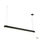  Image Q-line®, suspension intérieure, simple, noir, led, 47w, 3000k, variable dali