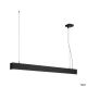 Image Glenos, suspension profilée, 1m, noir, smd led, 52w, 4000k