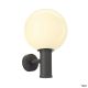  Image Gloo pure, applique extérieure, anthracite, e27, 23w max, ip44