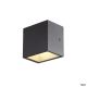  Image Sitra cube, applique extérieure, anthracite, led, 10w, 3000k, ip44