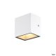  Image Sitra cube, applique ext, s, simple, blanc led 6,2w 3000k/4000k ip44 cct switch