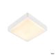  Image AINOS SENSOR, applique plafonnier ext carré blanc LED 18W 3000K/4000K détecteur