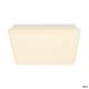  Image Sima, applique plafonnier, carré, blanc, led, 24w, 3000k, plast recyclé, détect