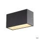 Image Sitra cube applique ext m up/down anthracite led 14w 3000k/4000k ip44 cct switch