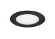  Image Flat-iso-downlight ip20/65 recouvr., fixe, noir, led 8w 800lm 3000/4000k(cct)