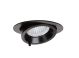  Image Randy 2 - downlight rond, orientable, noir, 70°, led intég 29,3w 3000k 3000lm