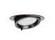  Image Randy 4 - downlight rond, orientable, noir, 70°, led intég 41w 4000k 4000lm