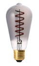  Image Lampe déco edison e27 led 4,1w 1700k 45lm, 25000h, dimmable, fumée