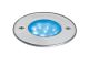  Image Ego rond 9 led bleu  - inox
