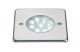  Image Ego carre 9 led blanc - inox