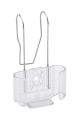  Image clip support emetteur xt2 xt4 - blanc - s'accroche au mur ou au pare soleil