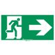  Image Pictogramme autocollant évacuation avec flèche vers la droite