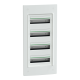  Image PrismaSeT XS - Coffret encastré 4 rangées 13 modules - sans porte