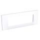  Image Altira - plaque 3 postes - entraxe 45 mm - blanc polaire