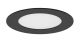  Image Downlight FLAT CCT rond fixe noir 110° LED 8W 750lm 2700/3000/4000K