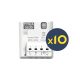  Image Eco pack tyxia 5630 x 10 | récepteurs micromodules radio pour volets roulants