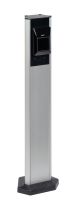  Image colonnette h500 mm pour photocellules, clavier a code, lecteur de bagdes