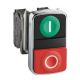  Image Harmony bt-pous ø22 double touche, ressort de rappel vert + rouge ip66, ip69 k