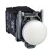  Image Harmony xb4 - voyant tranfo - pour ba9s - 120vac - ø22 - cabochon lisse blanc