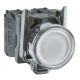  Image Harmony xb4 - poussoir lumineux led - 1f+1o - blanc - ø22 - 24vacdc