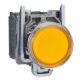  Image Harmony xb4 - poussoir lumineux led - 1f+1o - orange - ø22 - 230vac