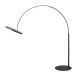 ONE BOW, lampadaire LED, intérieur, noir, LED, 22 W, UGR < 22