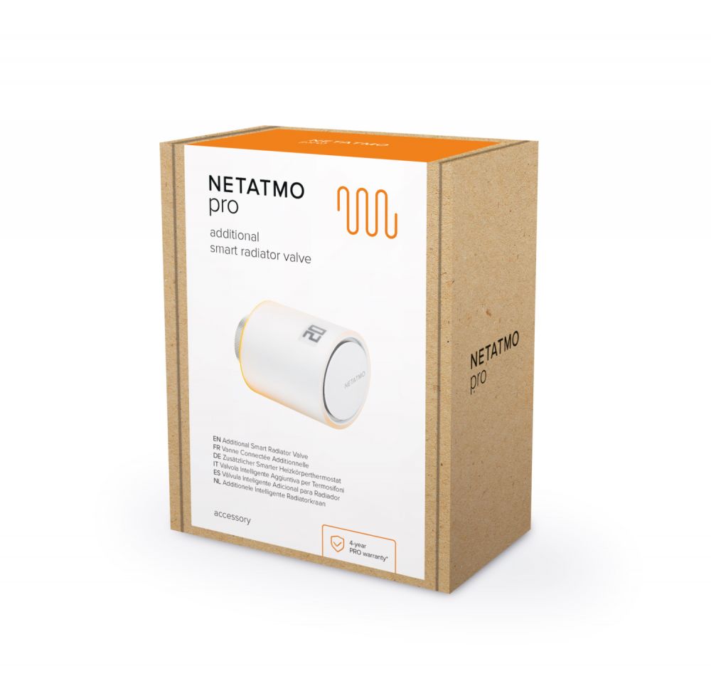 Tête Thermostatique Additionnelle Intelligente Netatmo fonctionne avec  Thermostat ou Starter Pack Intelligents LEGRAND