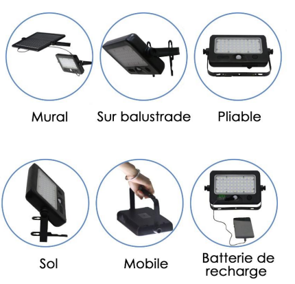 Rallonge câble pour projecteur solaire BF-Light