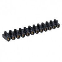 Barrette laiton noire 25 mm&sup2;