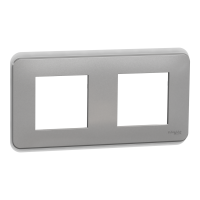  Image Unica pro - plaque de finition - alu - 2 postes