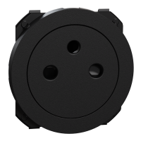  Image Odace - enjoliveur seul - pour prise affleurante - noir onyx