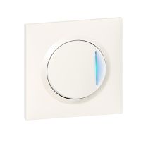  Image Dooxie one bouton poussoir avec fonction voyant lumineux blanc