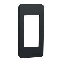  Image Unica - plaque de finition &eacute;troite - Anthracite - 1 module