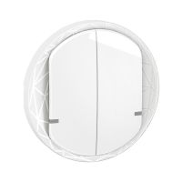  Image Enjoliveur interrupteur double C&eacute;liane with Netatmo - Blanc
