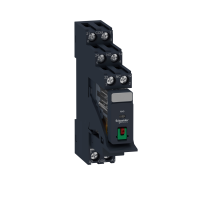  Image Harmony Relay RXG - relais embrochable mont&eacute; sur embase - test - 2OF 5A - 24VAC