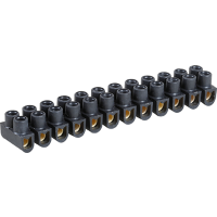 Barrette laiton noire 2,5 mm&sup2;